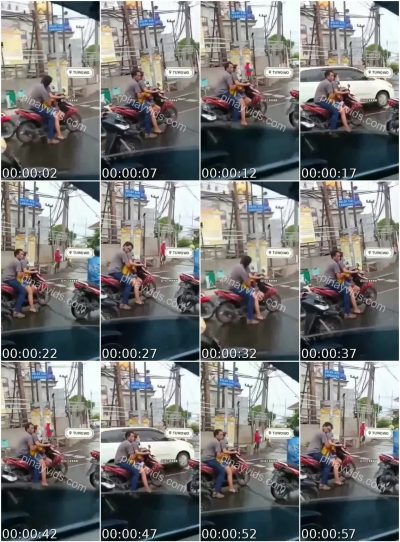 Viral Couple Rider Scandal Tigang Habang Nag Drive