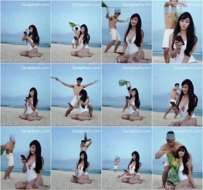 Boobs Ni Alodia Gosiengfiao Sexy In Bikini Sa Beach