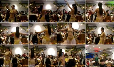 Sexy Asian Belly Dancer Shake Her Slut Boobs