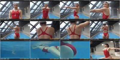 big booty japanese swim lesson