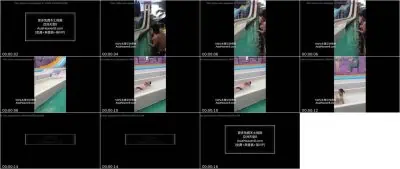 Viral sliding – mga Girls na nahubaran sa public pool