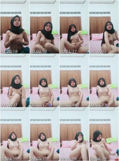 Bokep Gadis SMP Hijab Ketagihan Colok Memek