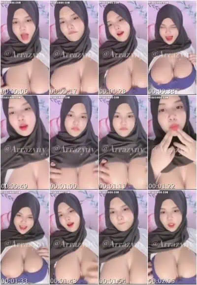 Bokep Indo ARRAZYNY HIJAB Melet Keluar Ludah